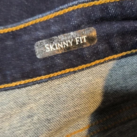 sac968 🧵Judy Blue Skinny Fit Deep Indigo Size 31 Skinny Denim Jeans - Picture 5 of 7